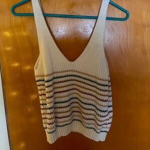 Striped Knit Tank Top